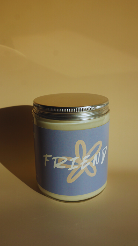 Gift set "FRIEND" (candle & vase)