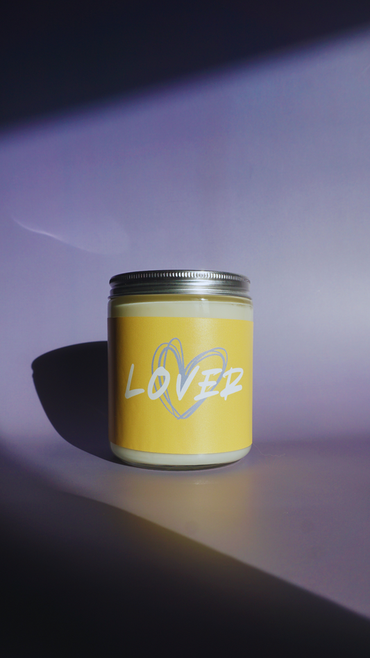 Gift set "LOVER" (candle & vase)