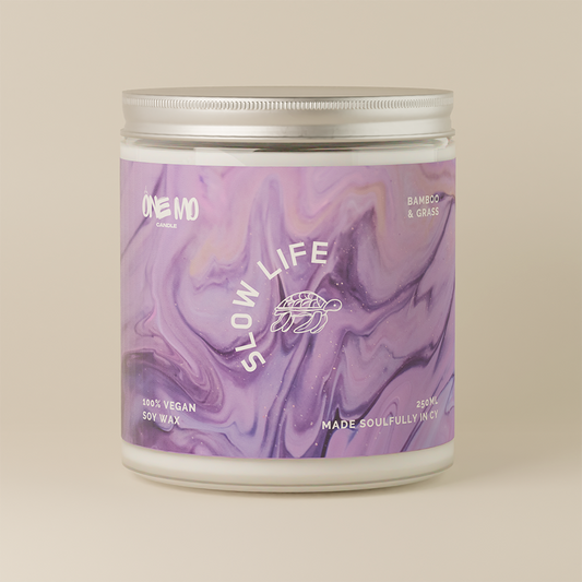 Candle "Slow life"