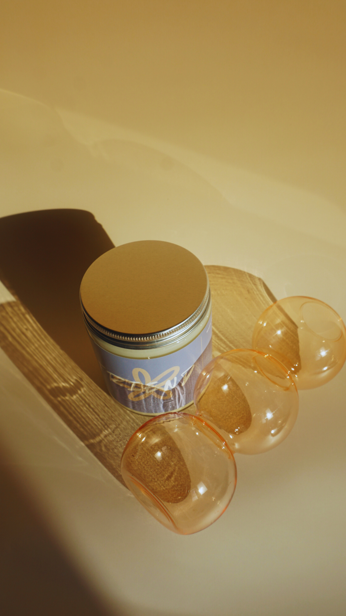 Gift set "FRIEND" (candle & vase)