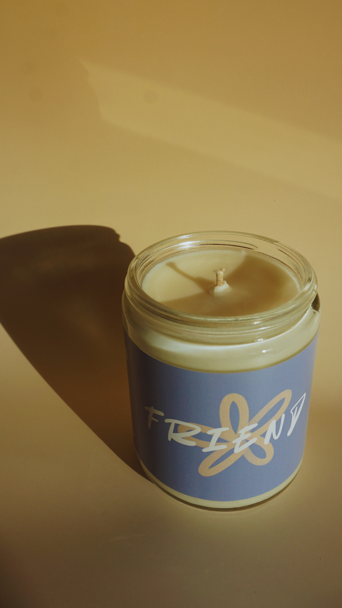 Gift set "FRIEND" (candle & vase)