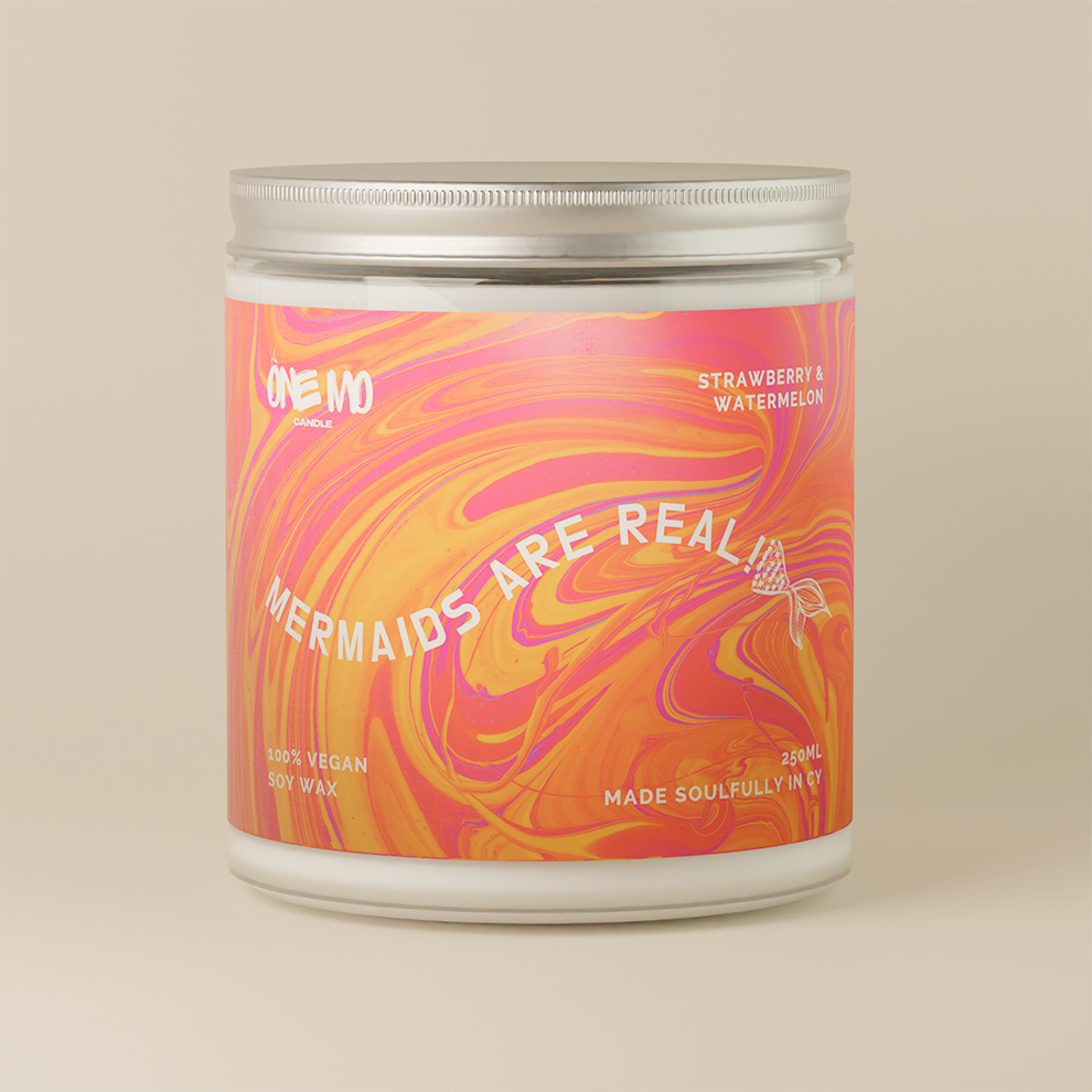 Candle "Mermaids are REAL!"