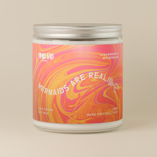 Candle "Mermaids are REAL!"