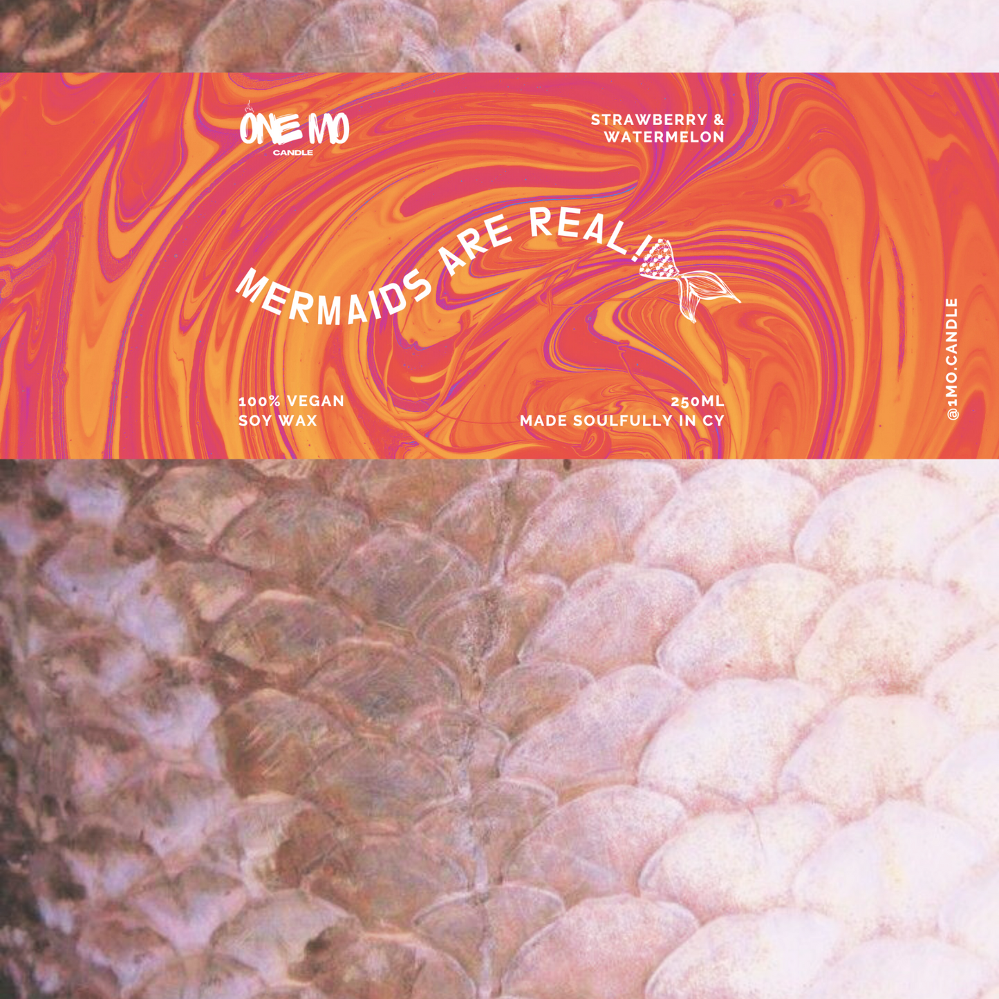 Candle "Mermaids are REAL!"