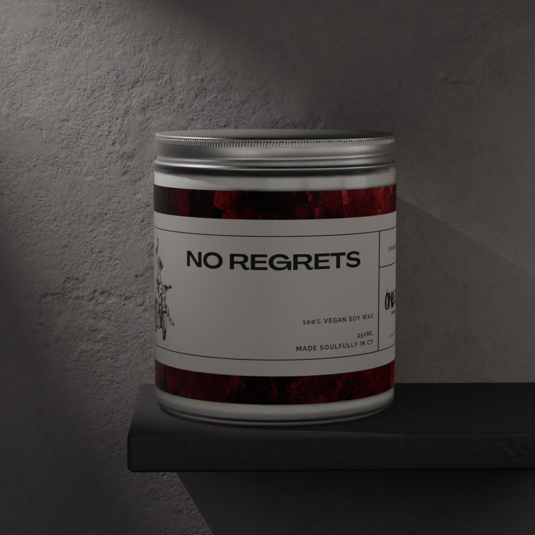 Candle "No regrets"
