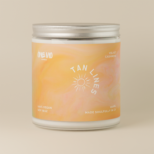 Candle "Tan lines"
