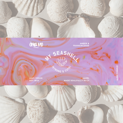 Candle "MY SEASHELL (strong & cute)"