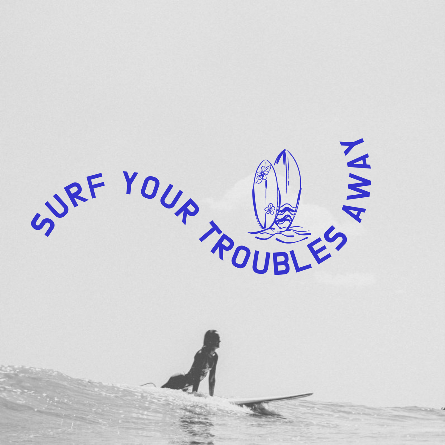 Candle "Surf your troubles away"